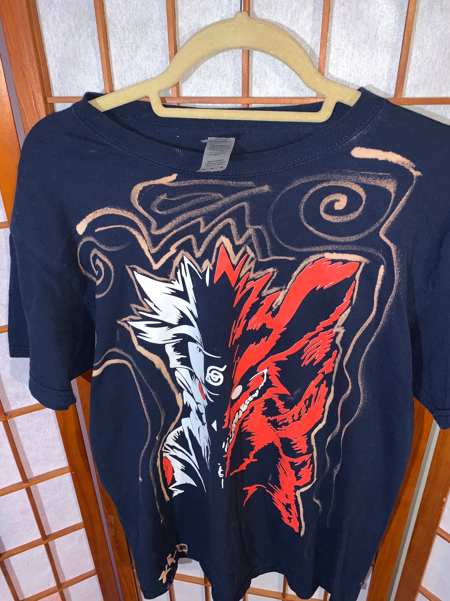 Hokages & Fox Bleach Stained Shirt