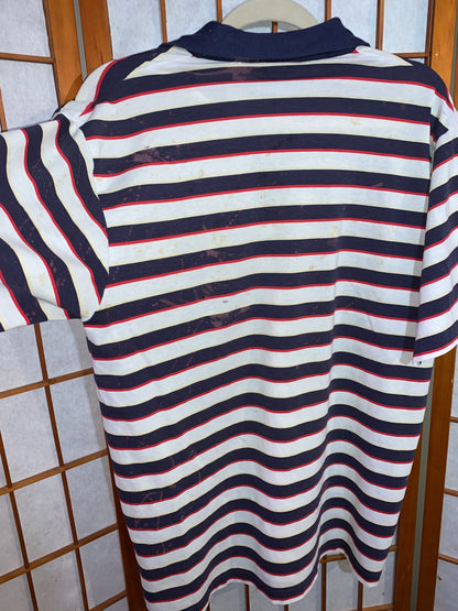 SPLATTED/Striped Dior Polo