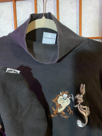 Acme Clothing Looney Tunes Shirt Medium Turtleneck Bugs Taz