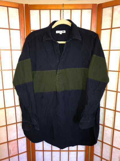 Dark Olive Tapenade Colorblock Shirt, JW Anderson X UNIQLO