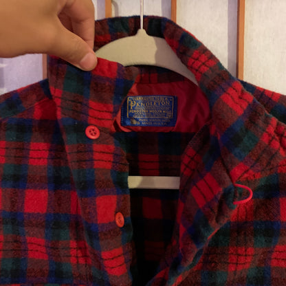 Pendleton Flannel Wool Camp Collar