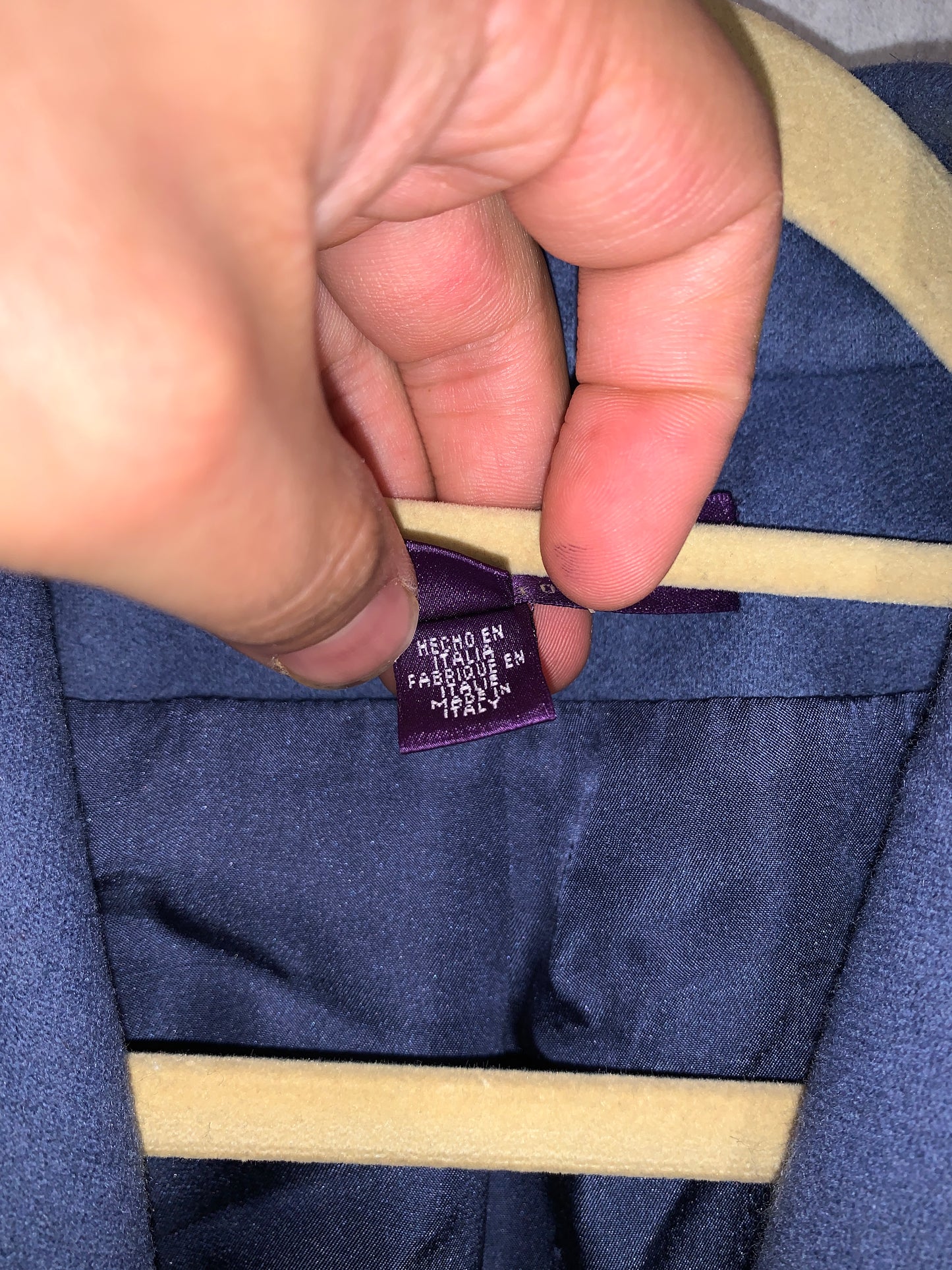 Corporate KILLED me Cashmere Jacket, Purple Label Ralph Lauren