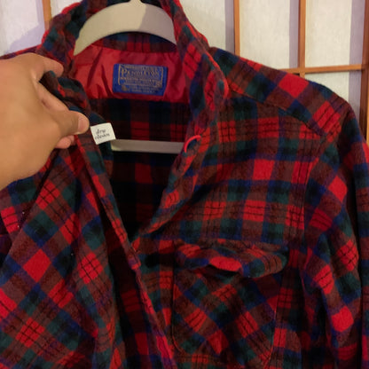 Pendleton Flannel Wool Camp Collar