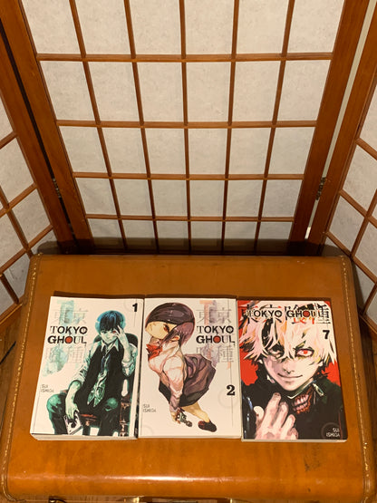 Tokyo Ghoul Volumes 1-2, 7, Sui Ishida