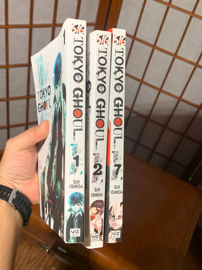 Tokyo Ghoul Volumes 1-2, 7, Sui Ishida