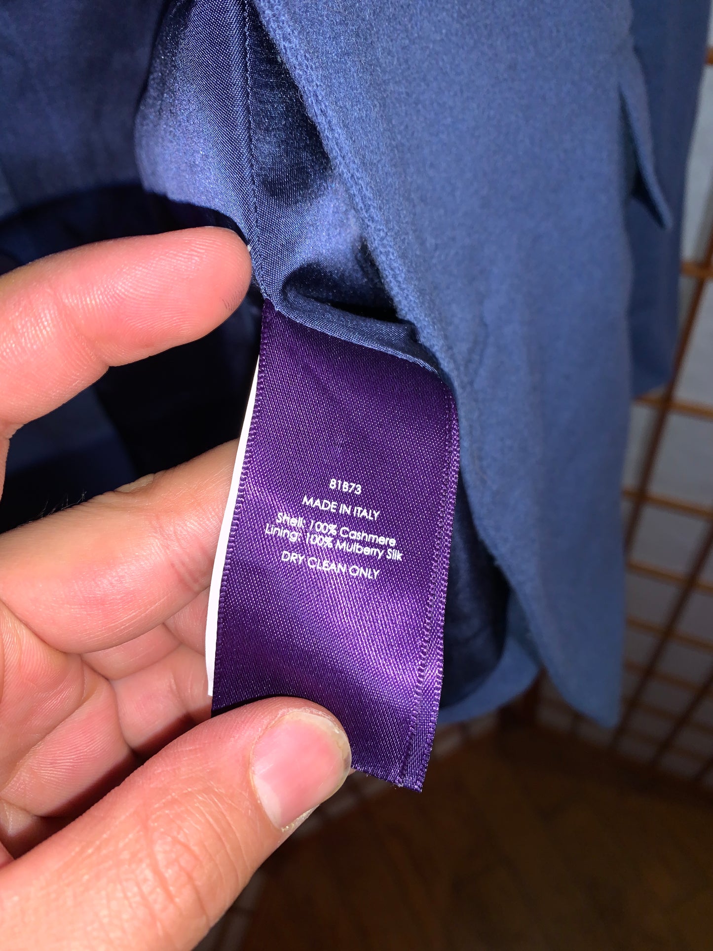 Corporate KILLED me Cashmere Jacket, Purple Label Ralph Lauren